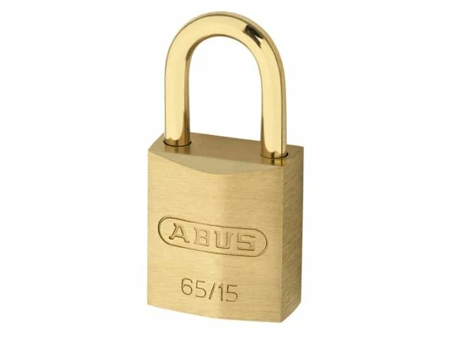 ABUS Mechanical - Cadenas en laiton massif de 65 Mo / 15 mm à clé identique 6151