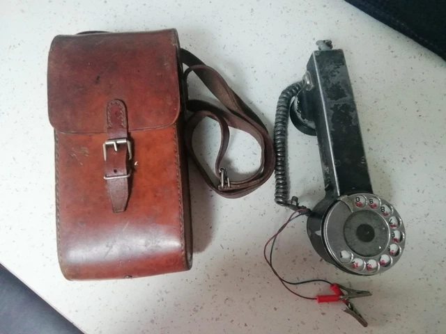 Ancien Téléphone PTT Testeur H. DEPAEPE - Bakélite Grise - Années 1950