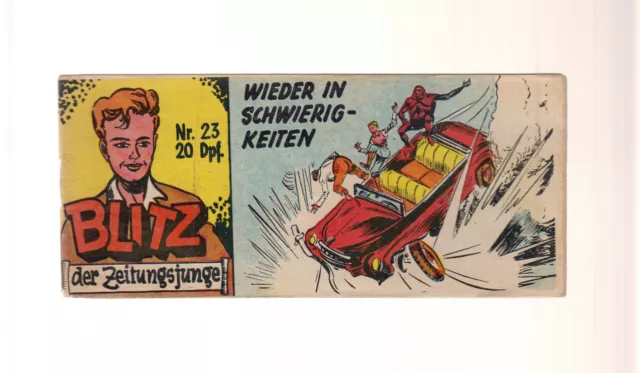 Blitz der Zeitungsjunge Nr. 23 (2-3) Original Walter Lehning Verlag 1955