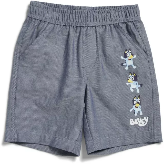 New Genuine Size 1/2/3/4/6/7/8 Bluey Blue Shorts Kids