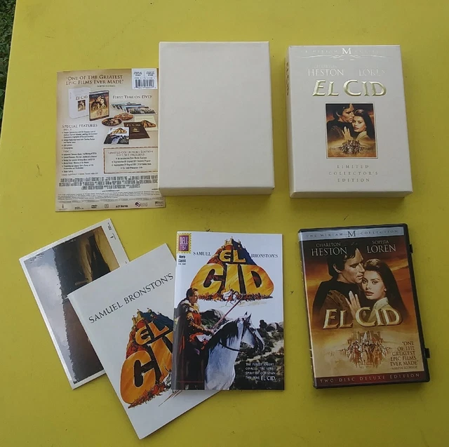 EL CID DVD 2008 2-Disc Box Set Limited Collectors Edition Miriam M Collection EL CID DVD 2008 2-Disc Box Set Limited Collectors Edition Miriam M Collection