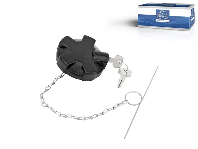 Filler cap DT Spare Parts 2.12156 Filler cap unventilated, lockable D 60 mm