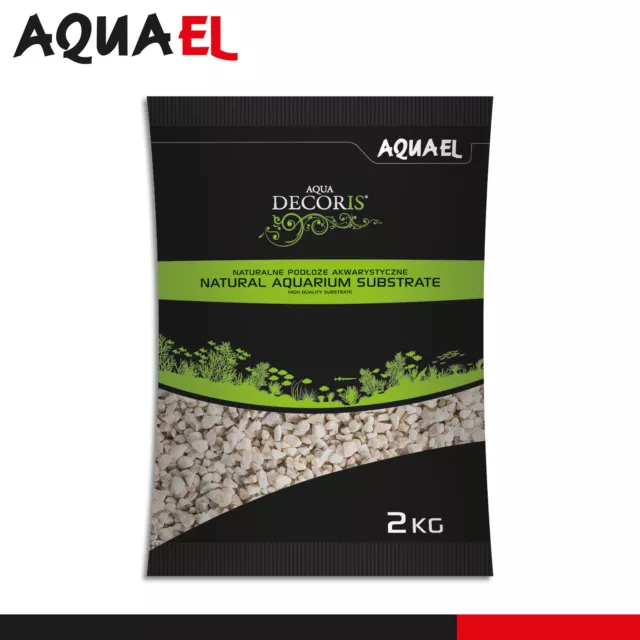 Aquael 2 KG Eau Decoris Dolomite 2 - 4 MM Aquariensubstrat Revêtement de Sol