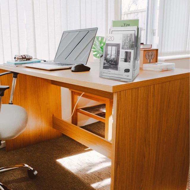 Bixury 2 Pièces Presentoir A4 Présentoir De Table Acrylique