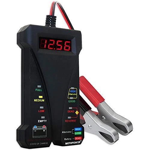 Mp0514a Probador Digital De Bateria De Automovil De 12 V, Voltimetro Y Sistema