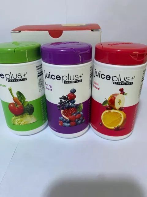 Juice Plus Premium Supplement 3x 120 Beeren-, Obst- & Gemüsekapseln BB10/25 versiegelt 3