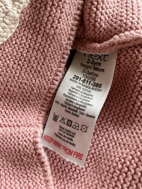 girls jumper cardigan bundle age 3-4 next m&s pink hearts butterfly fleece 8