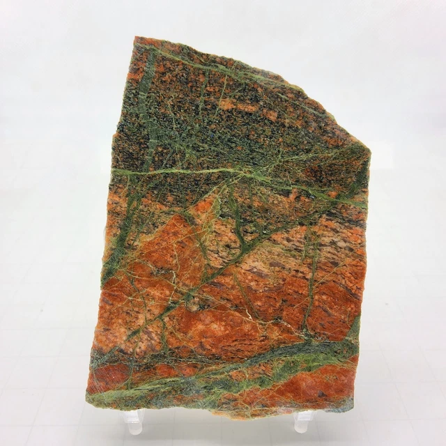 Unakite, slab, cabbing rough, lapidary slab, #R-5159