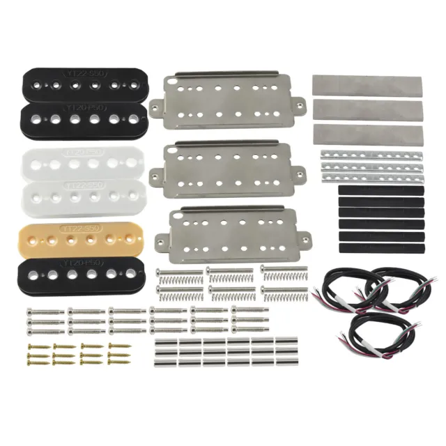 Double Coil Guitar Pickup Alnico II Bar Magnet Baseplate for Pickup Custom DIY