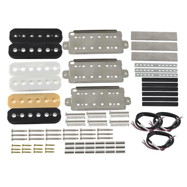 Double Coil Guitar Pickup Alnico II Bar Magnet Baseplate for Pickup Custom DIY
