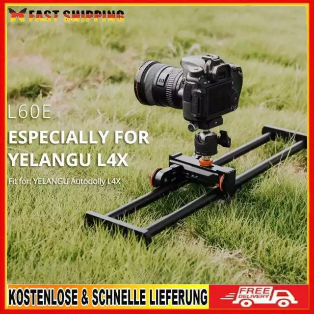 YELANGU L60E Aluminum Alloy Camera Slider Video Recording Electric Track Sliding