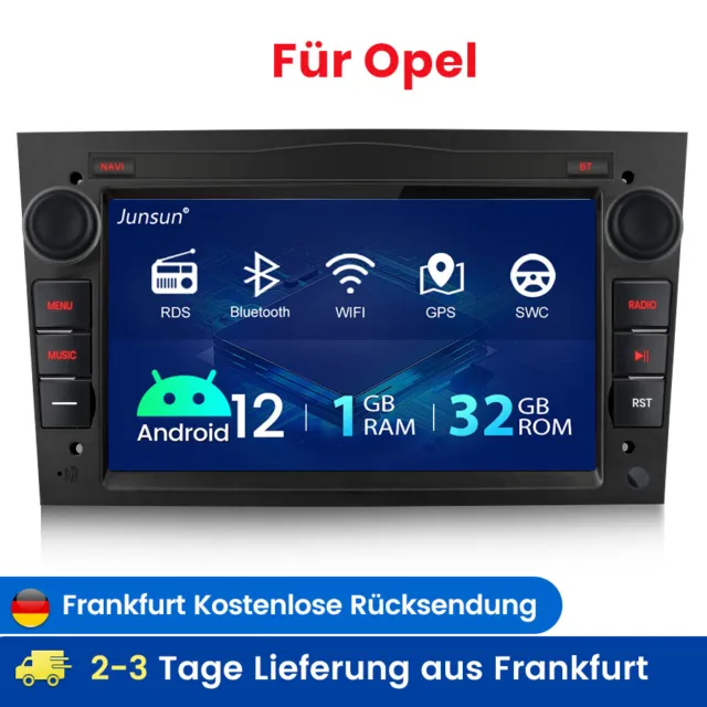 7" Android12 GPS Navi Autoradio Für Opel Astra Corsa Zafira Vectra Meriva FM/RDS