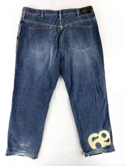 DE COLECCIÓN Sean John 40x34 Blue Jeans Clásicos Holgados Calce Suelto Envejecidos Años 90