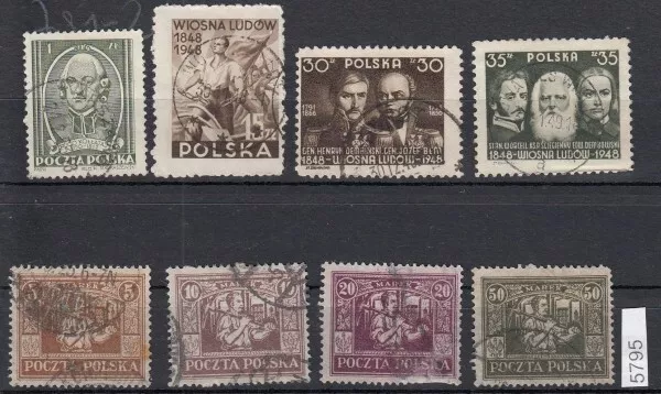 Briefmarken Polen gestempelt