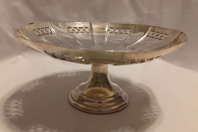 VTG MAPPIN & WEBB Silverplate Candy Footed Dish Serving w