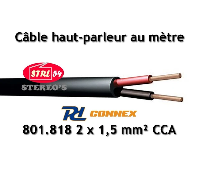 Câble HP Speakon 10m IMG Stage Line - Neutrik NL2FX - 2x2,5mm² - Neuf