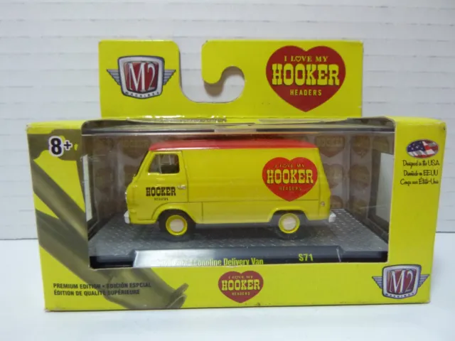 M2 Machines 1965 FORD ECONOLINE DELIVERY VAN - HOOKER HEADERS -LE 4875 - MIB/NEW
