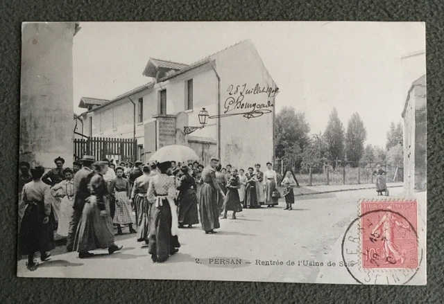 CPA. PERSAN. 95 - Returning from the Silk Factory. 1905? Workers.