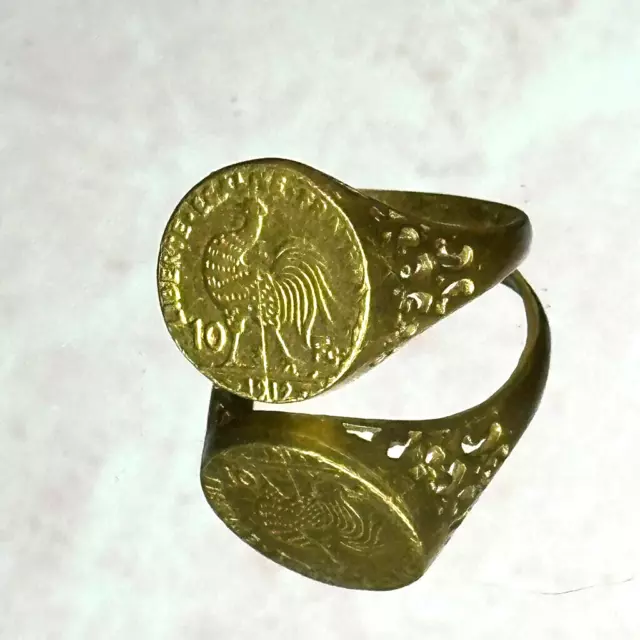 Extremely Rare Ancient Bronze Antique Roman Ring Amazing Very Stunning Artifact