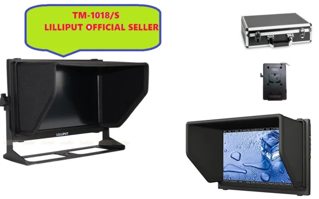 LILLIPUT 10.1 " Tm-1018/S Sdi HDMI Boucle IPS Touch avec un Pic Forme D'Onde + V