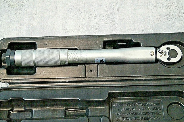 Drehmomentschlüssel Knackschlüssel 1/4" Zoll 2 NM bis 24 NM Drehmoment Fahrrad