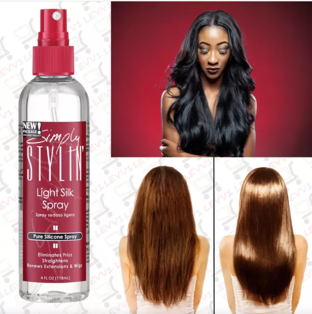 Simply Stylin Light Silk Spray Anti Frizz Hair Spray Detangle Products for Women