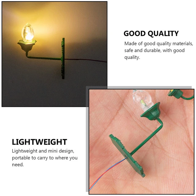 10 PCS MINI Lights for Doll House Led Dolls Type Wall Landscape