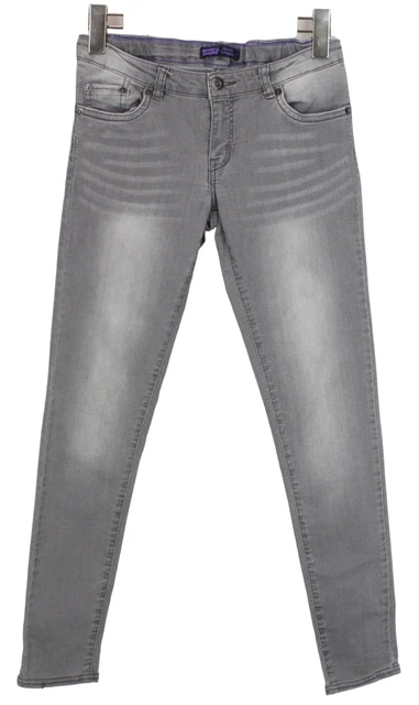 LEVI S DENIM LEGGING Jean Fille 14 Ans Extensible Slim Fit Zip Moustaches Gris EUR 26 15 PicClick FR