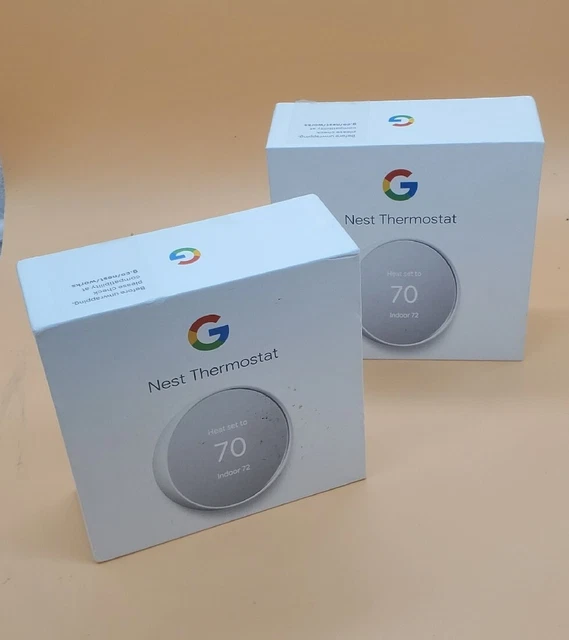 New open box Google Nest Smart Programmable Thermostats