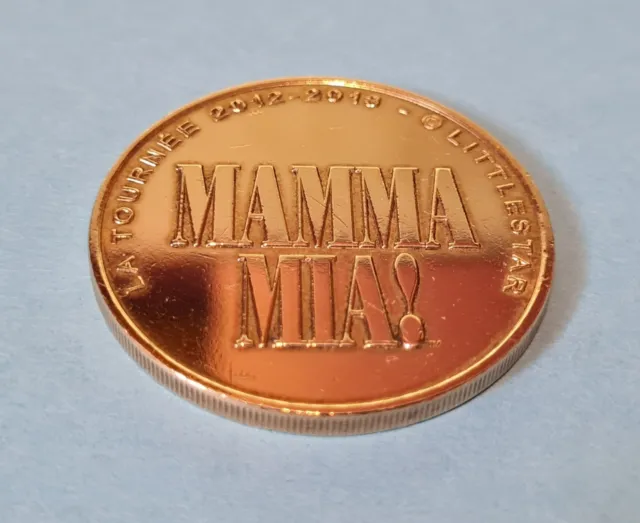 Médaille souvenir Monnaie de Paris - LA TOURNEE MAMMA MIA! 2012  - Jeton