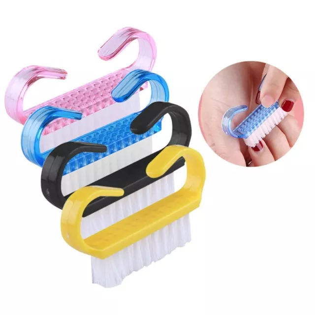 Nail Cleaning Brushes Handle Grip Nail Brush Hand Fingernail Brush Cleaner