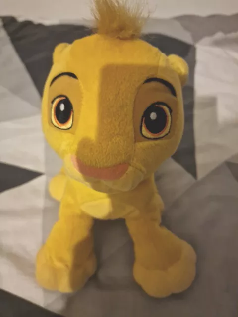 Vintage Rare Disney Lion King Soft Toy Purring Simba Cub Hasbro 2003