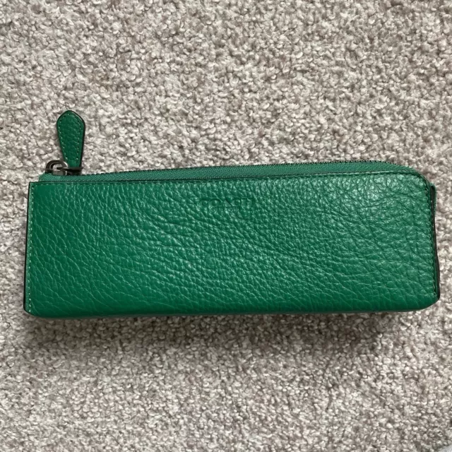 Coach Pebble Leather Pencil Case