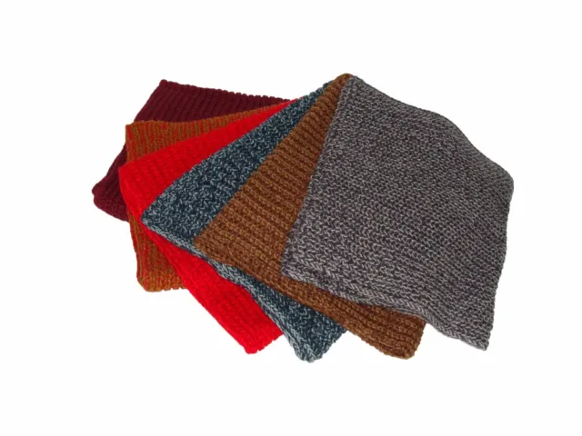 Infinity 100% Alpaca Scarf Thick Trendy Peru Warm Cashmere Soft Stylish Knit