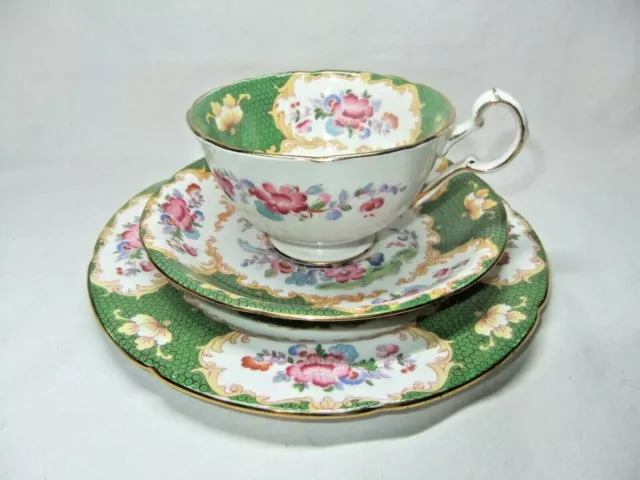 ABJ Grafton Tea Trio - Tea Cup & Saucer, Side Plate Canton 6526