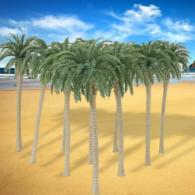 SUPPLIES MODEL TREES Coconut Palm 1:150 7CM Landscape Garden Miniature ...