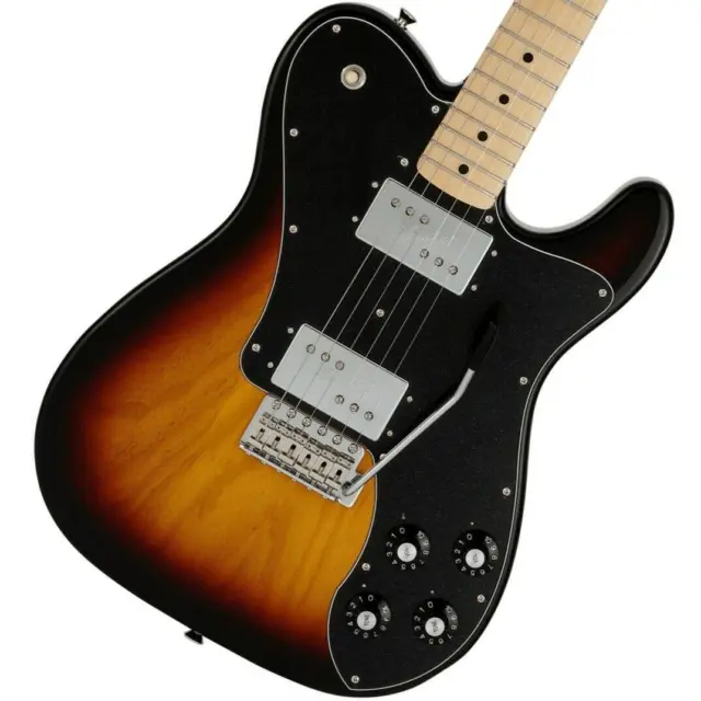 TL 6strings sunburst 3 ts electric guitar chrome hardware black pickguard