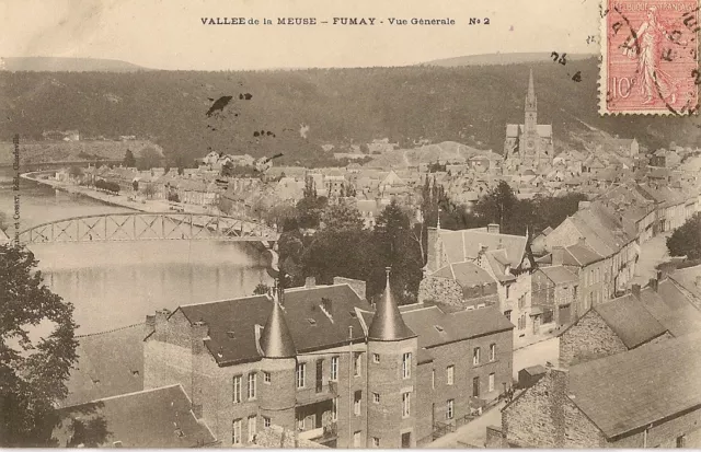 Carte Postale Vallee De La Meuse Fumay Vue Generale