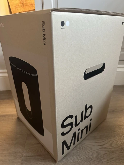 SONOS SUB MINI Subwoofer Black In Box, Mint Condition £333.08