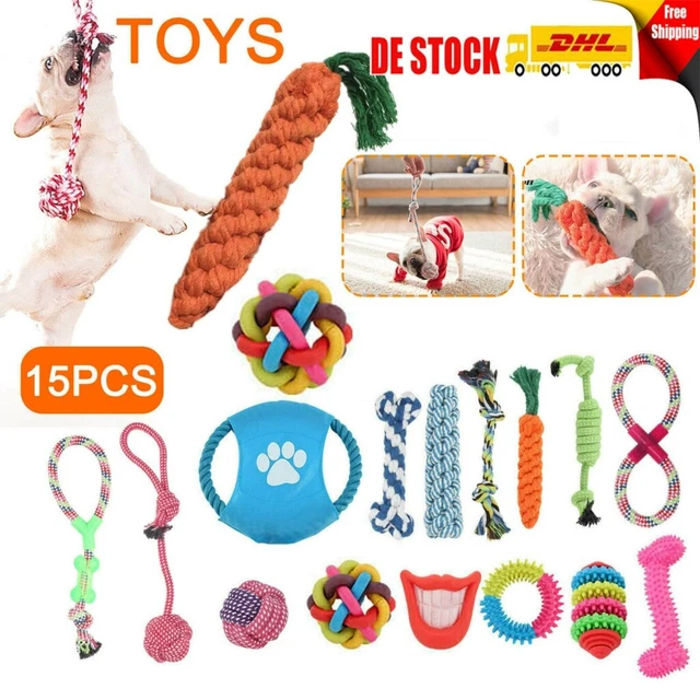 Hundespielzeug Set Hunde Spielzeug Aus Seil Kauspielzeug Pet Hund Welpen Kauen