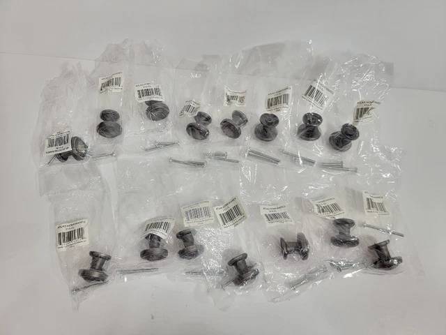 14 Atlas Homewares 313 SL Slate Bronte 1-1/8 Cabinet door Knobs new in package