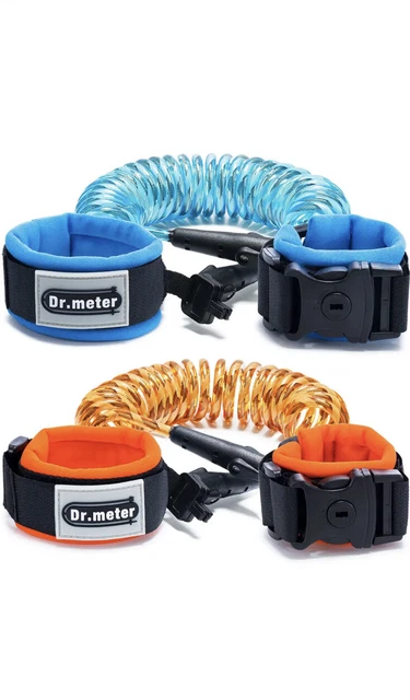 Anti Lost Wrist Link,  2 Pack Toddler Safety Leash with Key Lock, 8.2Ft + 4.92Ft