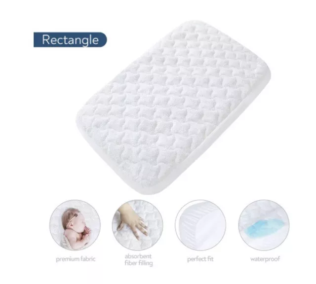 Cubierta almohadilla colchón para bebé Magik&Kover, impermeable 20X33