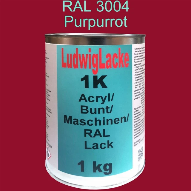 1kg Ral 7031 Gris Bleu 1K Brillant Peinture Laque Teintée