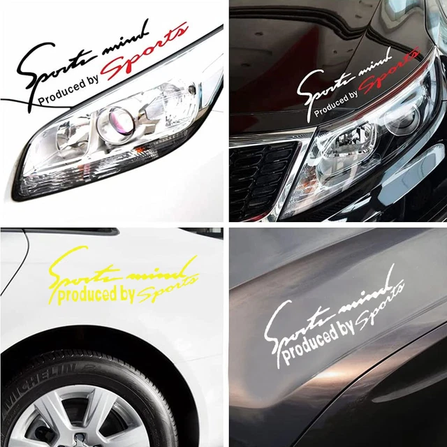 SPORTS MIND RACING Decal Reflective Vinyl Waterproof Car Sticker