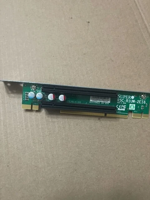 SUPERMICRO RSC-R2UU-UA3E8+ RISER Card LHS Active UIO PCIe 2U Server Riser  Card $29.99 PicClick