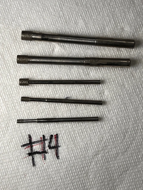 Moore shank mounted Points arbor CBN wheel ID grinding Jig Grinding. 5 Pcs