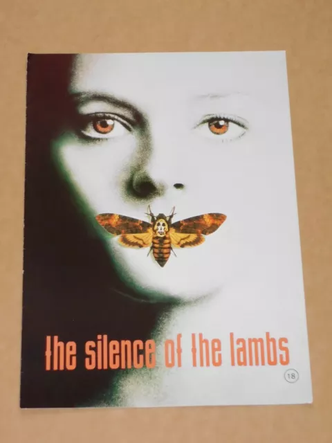 Anthony Hopkins/Jodie Foster "The Silence of The Lambs" 1991 UK Synopsis