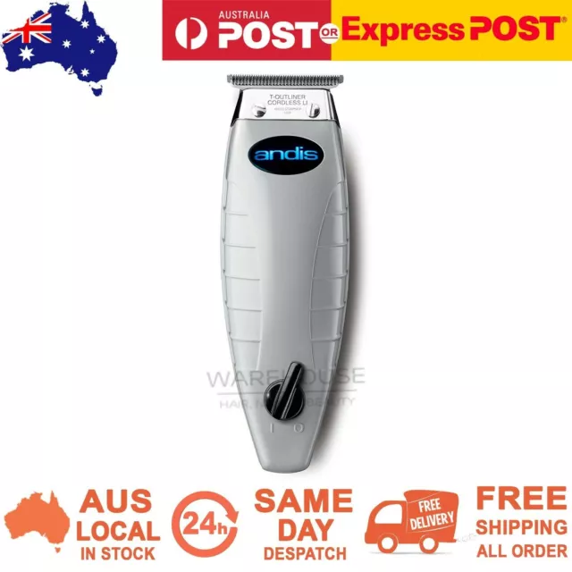 Andis Professional Cordless T-Outliner Li Trimmer Barber Lithium Beard Hair