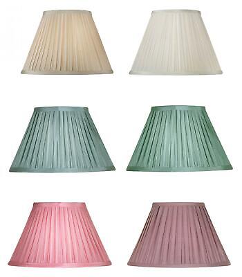 Box Pleat Faux Silk Fabric Floor Lamp Ceiling Light Table Lampshade